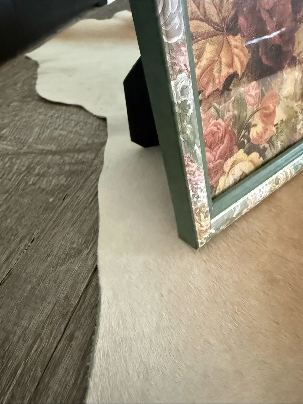 Vintage Style Floral Decoupage Photo Frame